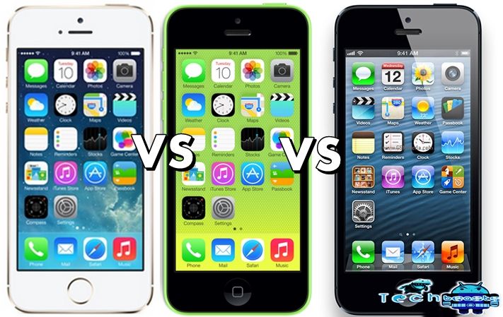 iPhone 5S vs iPhone 5C vs iPhone 5