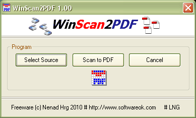 instaling WinScan2PDF 8.61