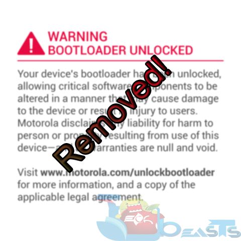 How To Remove Bootloader Warning In Moto G 2014