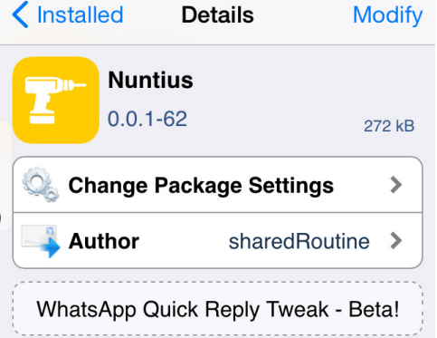 Enable Quick Reply for WhatsApp in iOS 8 with Nuntius