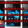 xperia sola lollipop cm 12