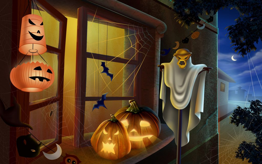 Scary-Halloween-2012-Outdoor-Decorations-HD-Wallpaper-21