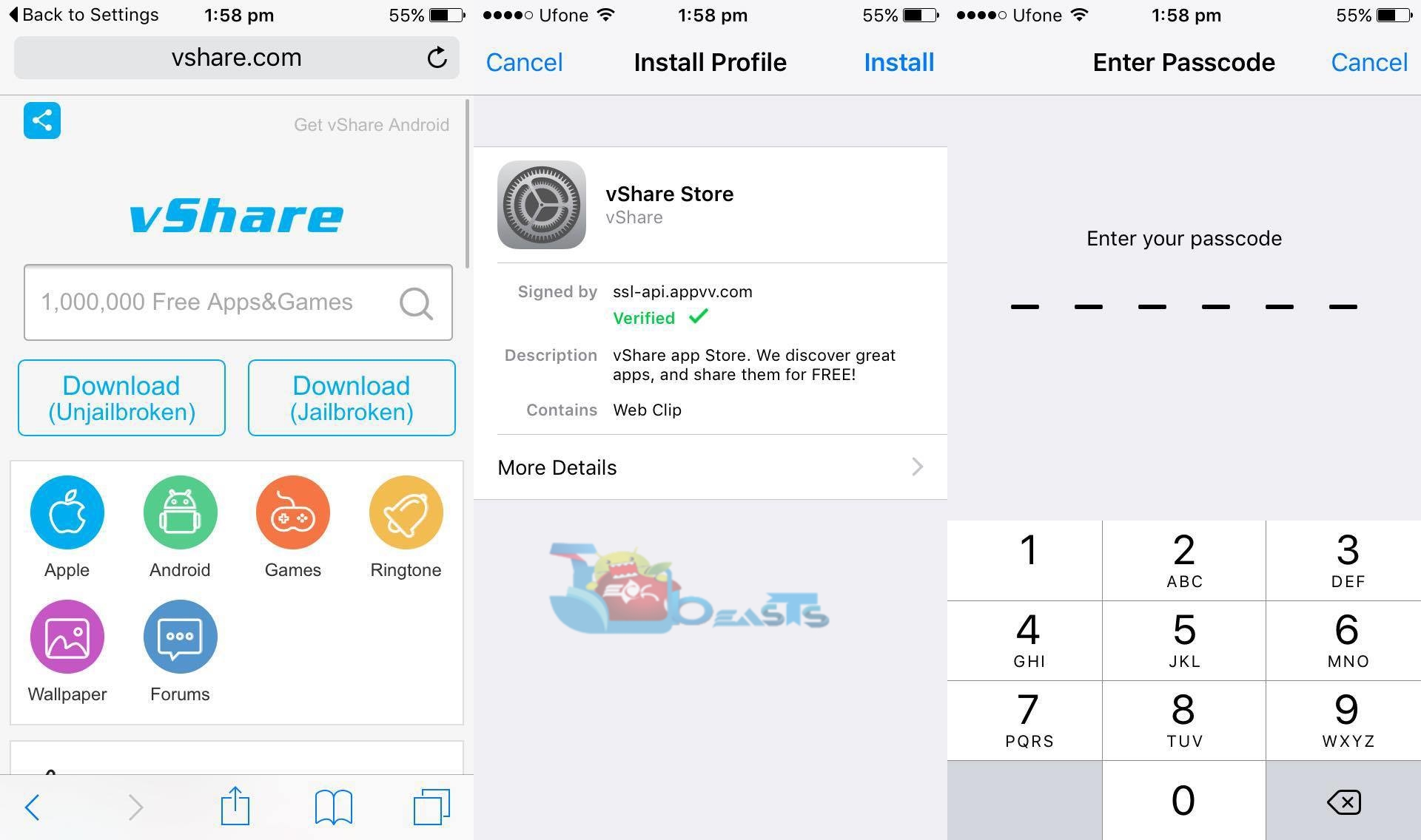 vshare download for ios 9.2