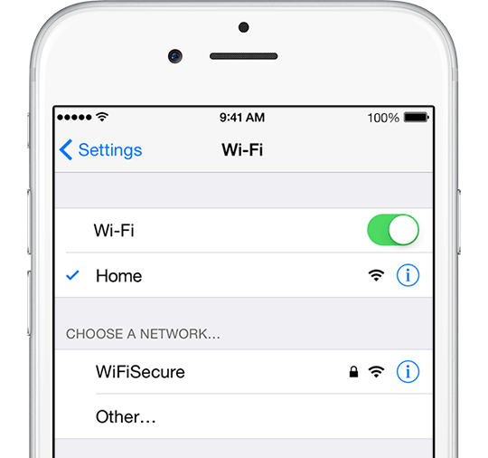 iPhone won't connect to wifi