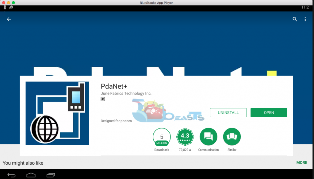 pdanet+ for windows