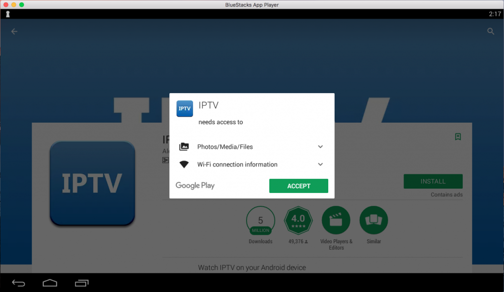 iptv bluestacks app player download for windows xp