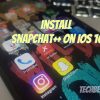 install Snapchat++ on iOS 10