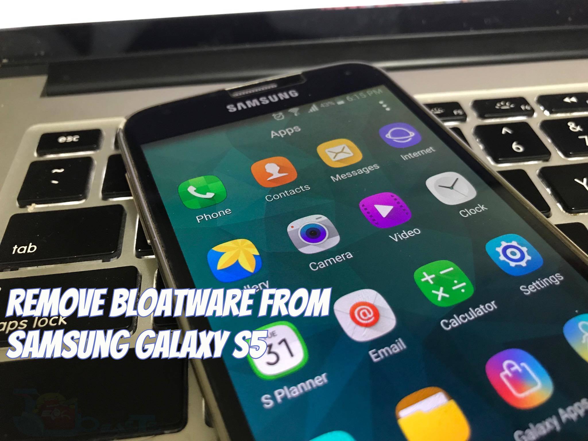 Remove bloatware from Samsung Galaxy S5