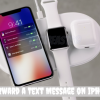 Forward a Text Message on iPhone X