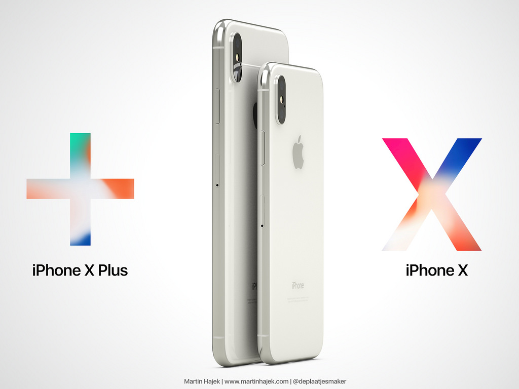 iPhone X reimagined with a larger display render makes you want to have a larger screen phone