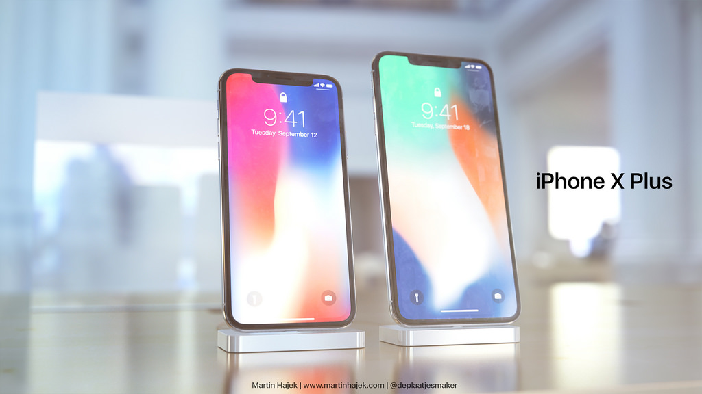 iPhone X with a larger display render makes you want to have a larger screen phone