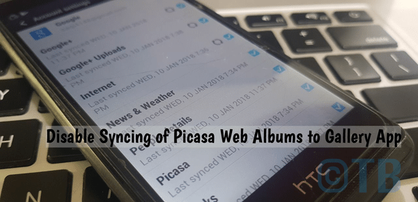 Disable Syncing of Picasa Web Albums to Gallery App