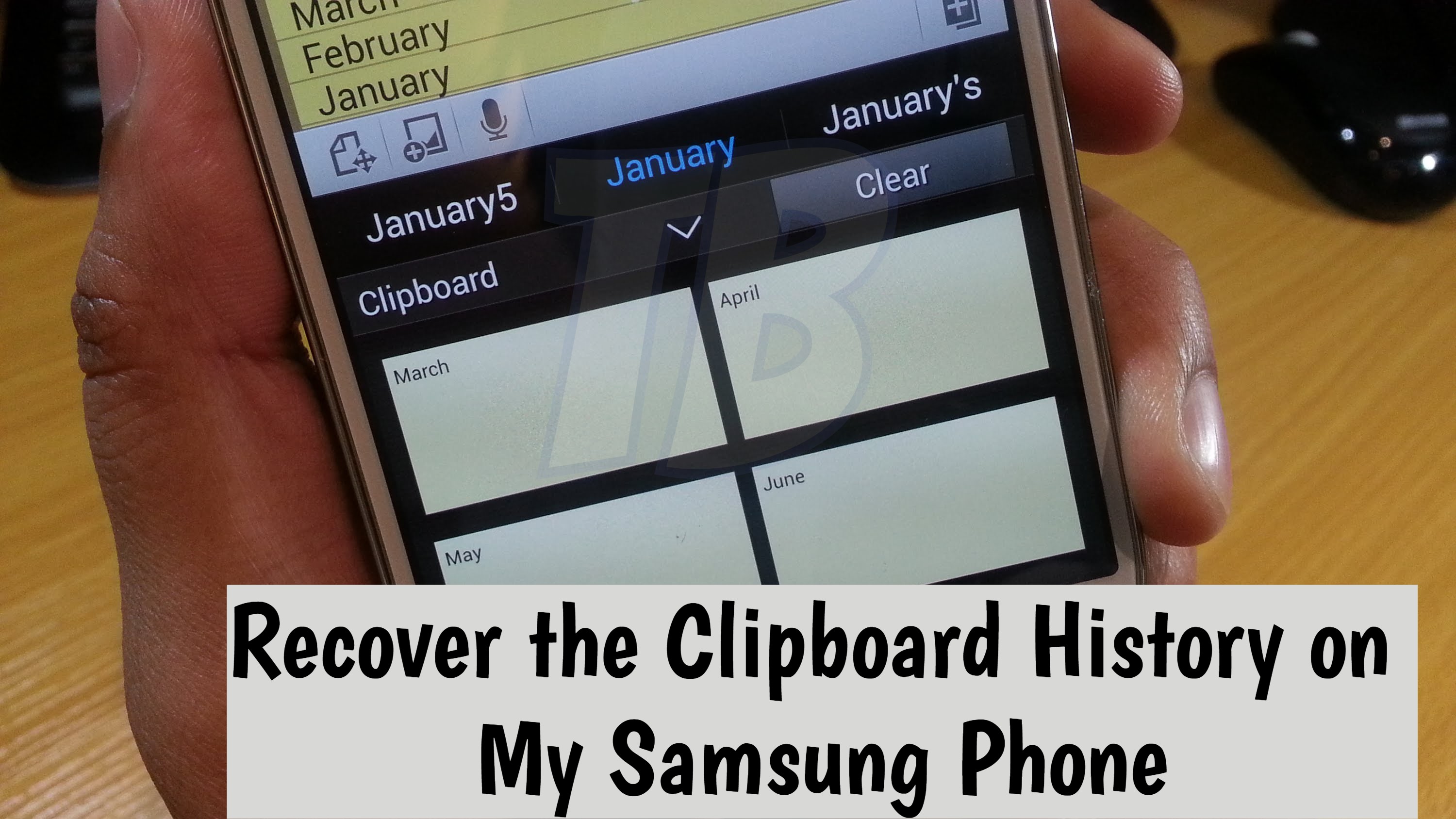 Recover the Clipboard History on My Samsung Phone