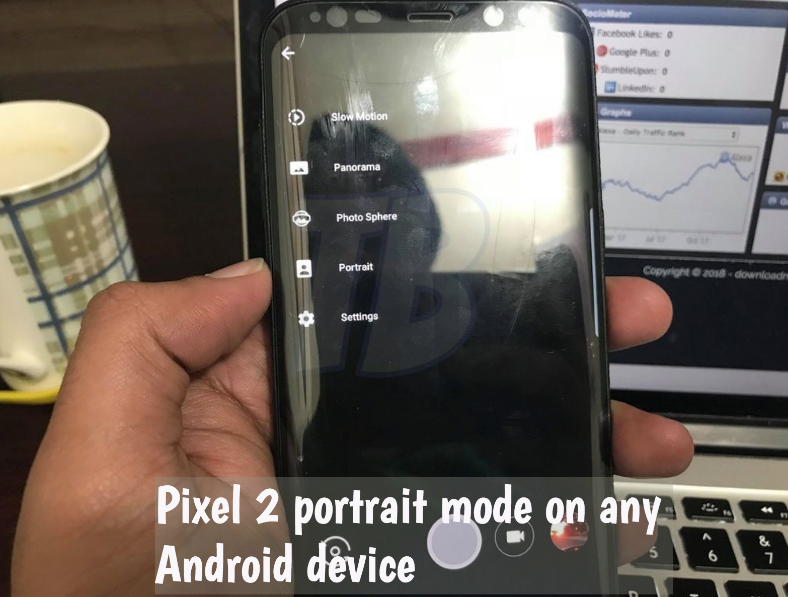 Pixel 2 portrait mode on any Android device