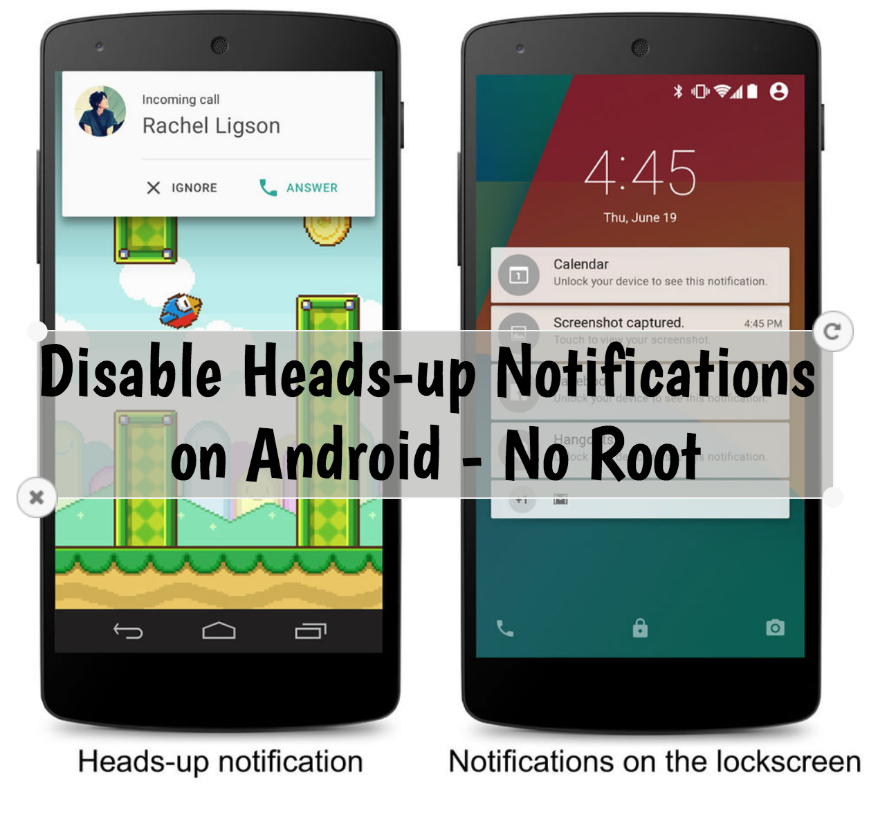 Disable Heads-up Notifications on Android