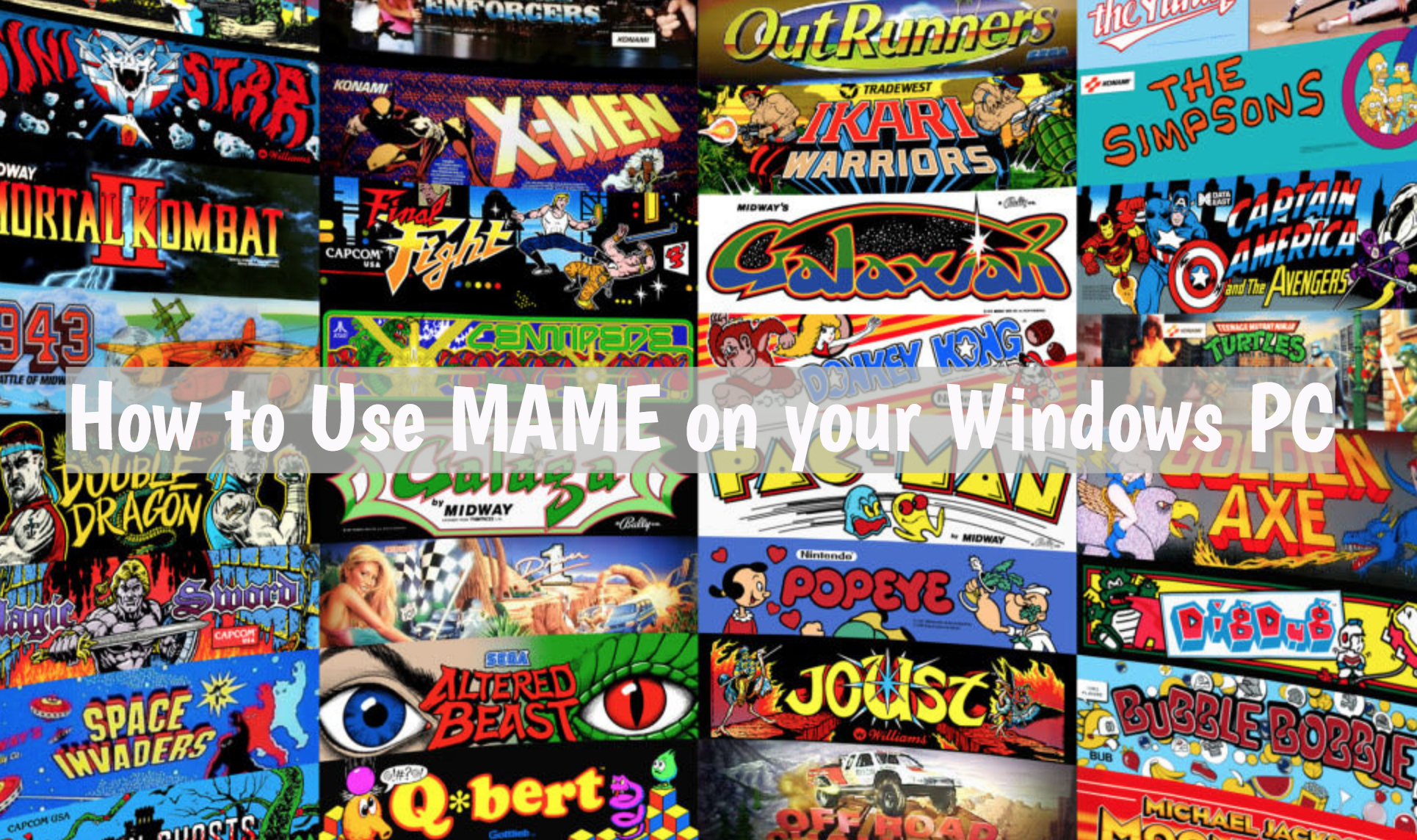 How to Use MAME