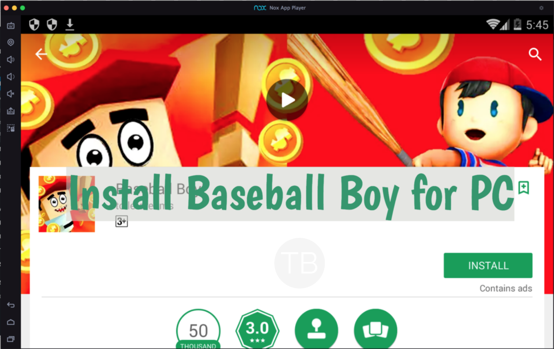 BaseBall Boy for PC