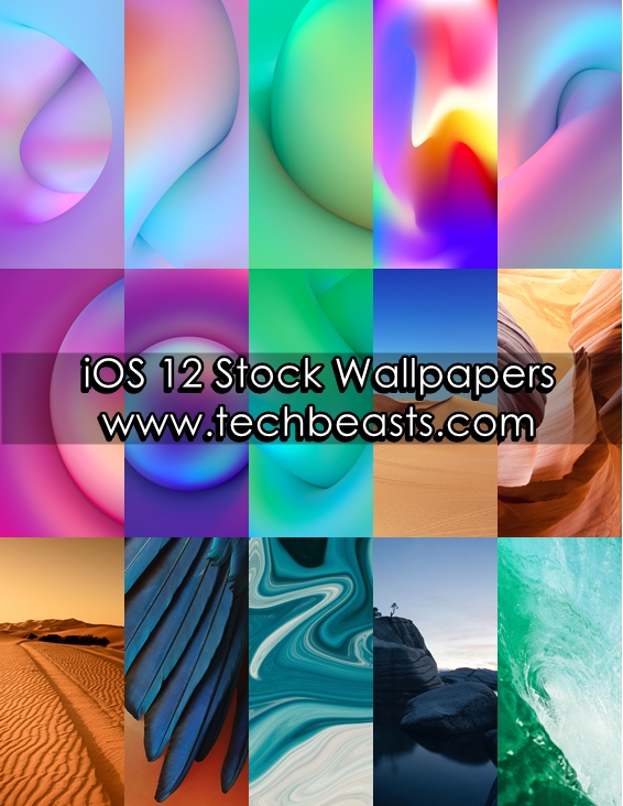 iOS 12 Stock Wallpapers