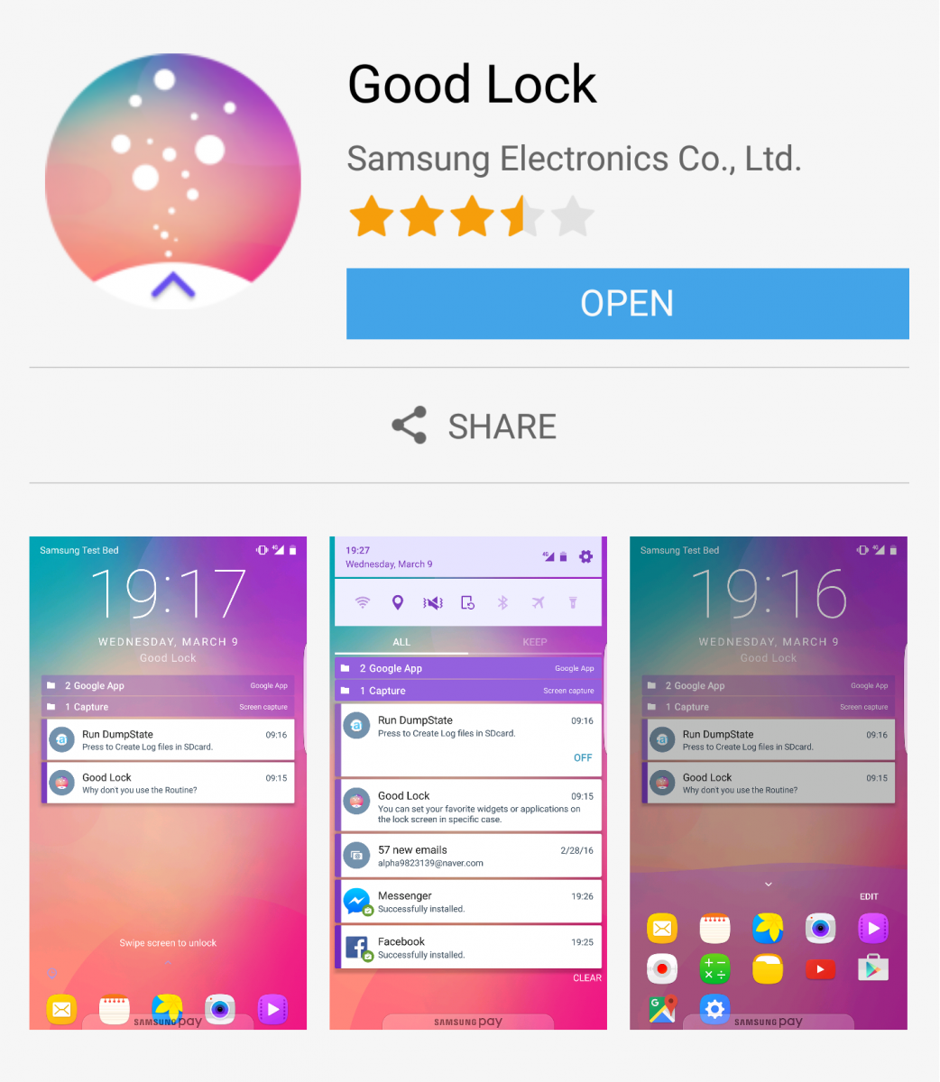 How to install Samsung Good Lock on Phones running Android Oreo
