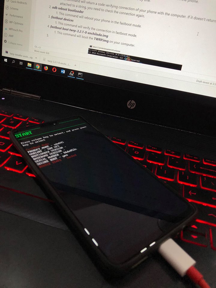 Install Official TWRP Recovery on OnePlus 6