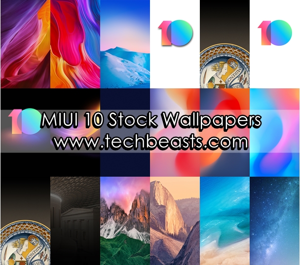 Download MIUI 10 Stock Wallpapers