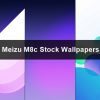 download meizu M8c stock wallpapers