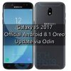 Update Galaxy J5 2017 to Android 8.1 Oreo