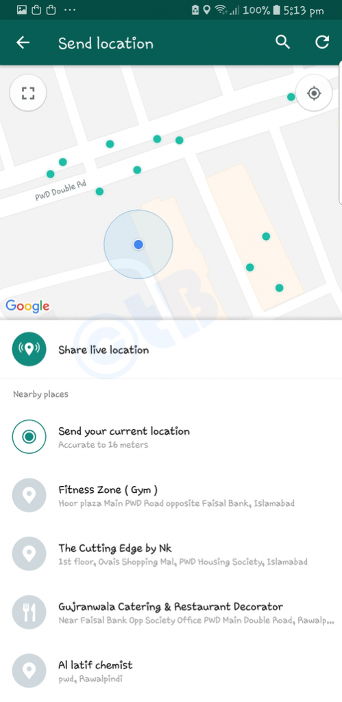 Share your location with friends on Android | TechBeasts