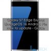 Update Galaxy S7 Edge to Android Pie
