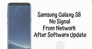 Samsung Galaxy S8 No Signal From Network After Software Update