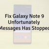 Unfortunately Messages has stopped