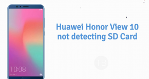 Huawei Honor View 10 not detecting SD Card problem