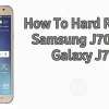 Hard Reset Samsung J700F Galaxy J7