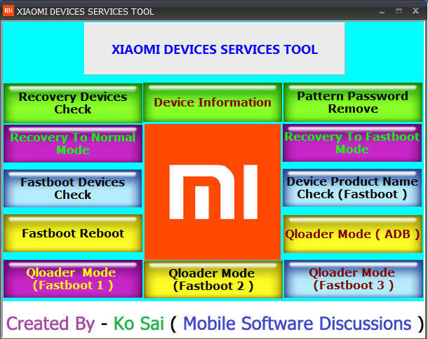 Xiaomi Service Tool