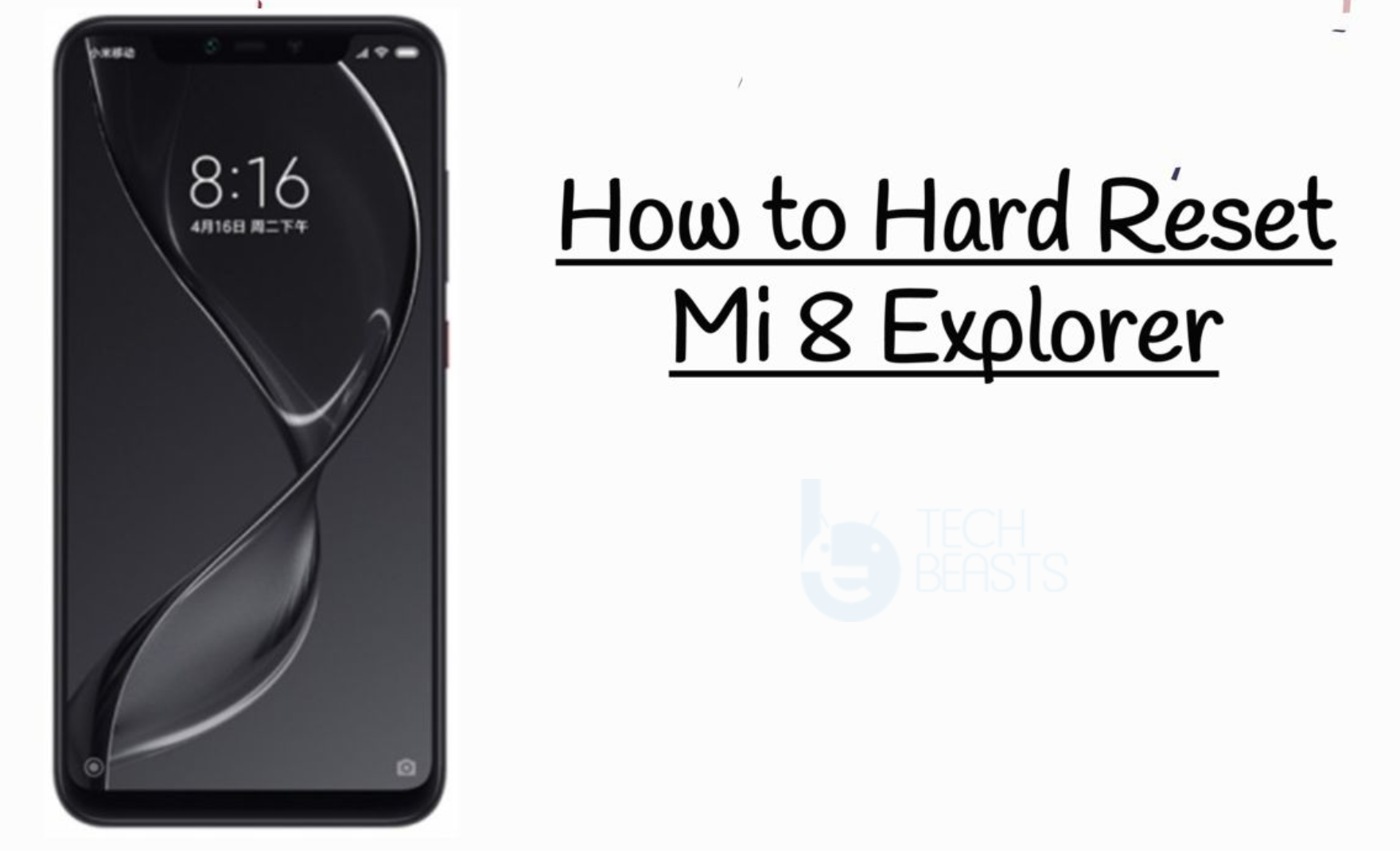 Hard Reset Xiaomi Mi 8 Explorer