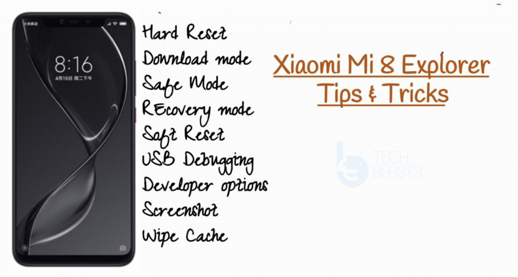 Xiaomi Mi 8 Explorer Tips