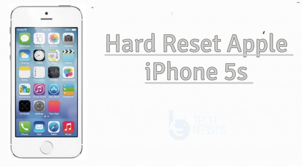 Hard Reset iPhone 5s