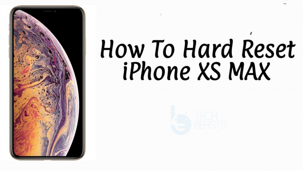 Hard Reset iPhone XS Max