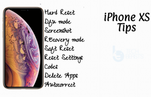 iPhone Xs Tips & Tricks: Soft Reset, Codes, DFU Mode, Reset Settings, Recovery Mode, Screenshot. iPhone Xs Tips