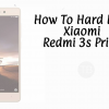 Hard Reset Xiaomi Redmi 3s Prime