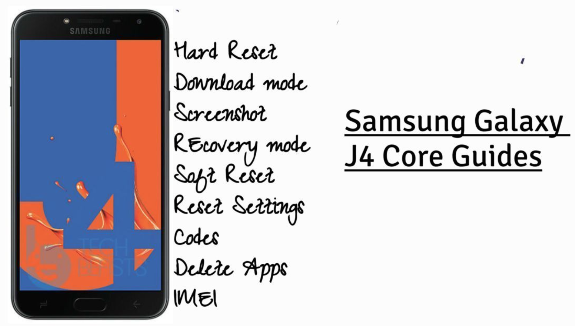 Galaxy J4 Core Guides