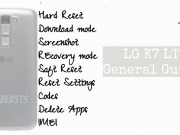 LG K7 LTE Guides: Hard Reset, Recovery, Safe Mode, Download Mode & More LG K7 LTE Guides