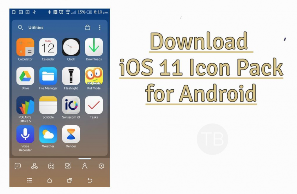 iOS 11 Icon Pack APK