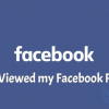 Who Viewed my Facebook Profile