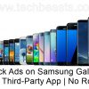 Block Ads on Samsung Galaxy without third-party applications