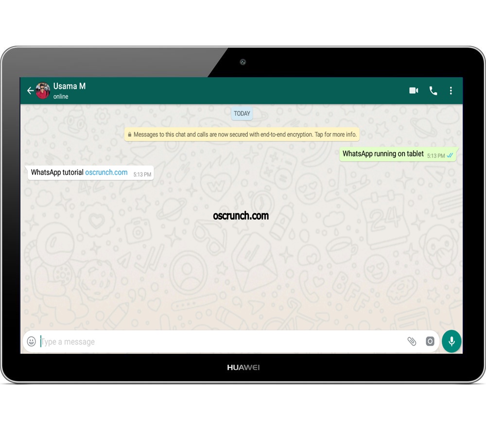 download whatsapp on tablet