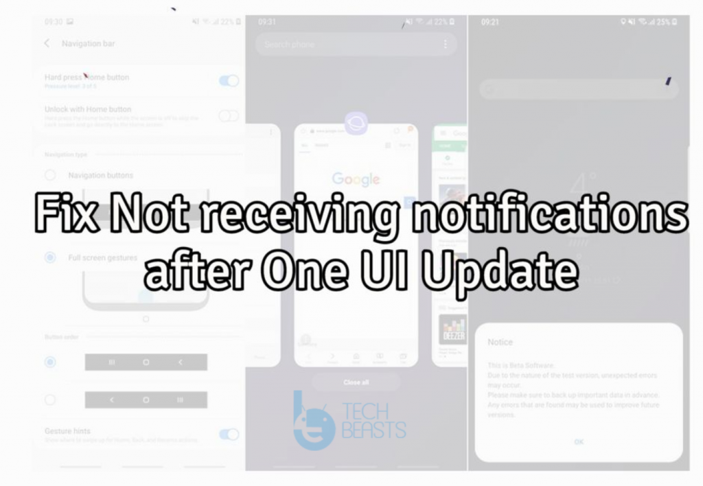 Fix Not receiving notifications after One UI update