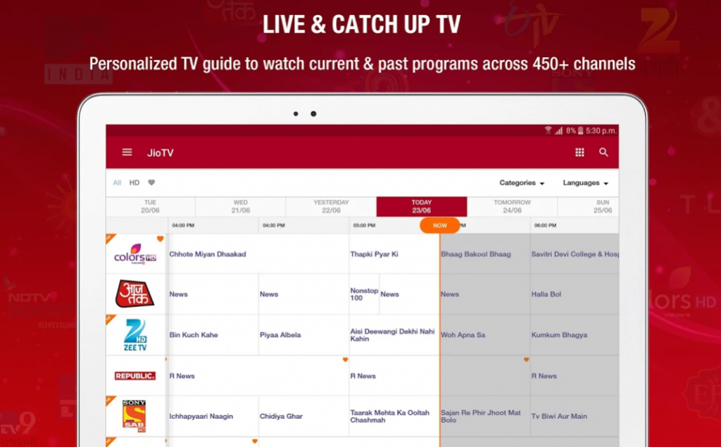 JioTV Live for PC