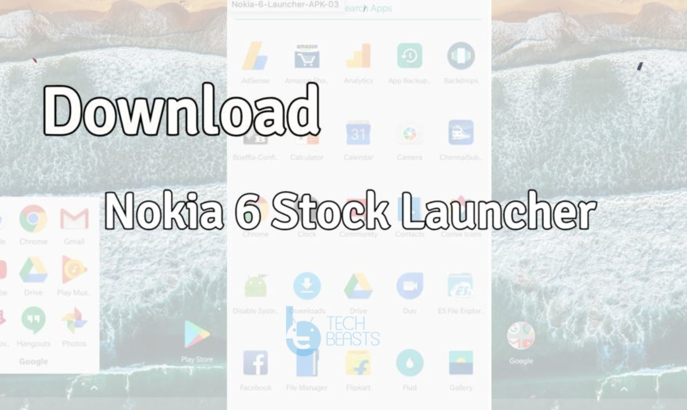 Nokia 6 Stock Launcher APK