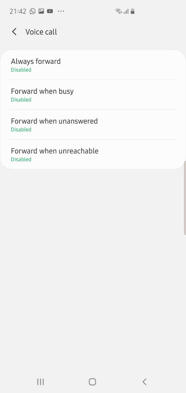 enable or disable call forwarding galaxy s10 s10+ 3